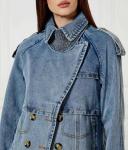 Джинсовая куртка chaq_ontario Regular fit Desigual, синий - фото 4