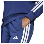 Джоггеры adidas Essentials 3 Stripes French Terry Cuffed, синий - фото 5