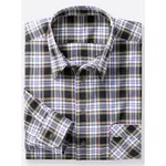 Классическая рубашка в клетку Classic, серый - фото