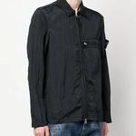 Куртка nylon metal shirt jacket 'black' Stone Island, черный - фото 3