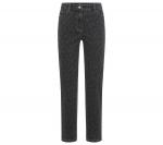 Брюки Mona Fit Slim Leg с леопардовым принтом Olsen, Dark slate - фото 4