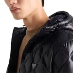 Стеганая куртка с капюшоном PRADA, черный - фото 5