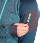 Женский флис Bellagio Vd Trangoworld, бирюзовый/темно-синий - фото 5