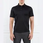 Рубашка поло стандартного кроя Emporio Armani, черный - фото