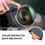 Фильтр K&F Concept 55mm Black Mist 1/4 with ND2-ND32 KF01.1810 - фото 5