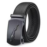 Мужской кожаный ремень JAGUAR, Золото - фото