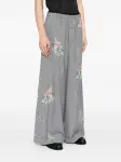 Брюки с цветочной вышивкой Bed J.W. Ford, серый - фото 3