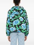 Kenzo ветровка с принтом Kenzo Peonies, черный - фото 4