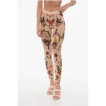 Колготки Tattoo Patterned Mesh Collant Dsquared2, мультиколор - фото