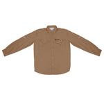 Рубашка с длинным рукавом Baetis Promo Microfiber, коричневый - фото