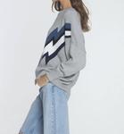 Толстовка в стиле ретро In Fog Bolt Multi LABEL+thread - фото 3