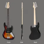 Электрогитара Glarry Black с защитной накладкой GJazz - Sunset - фото 7