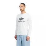 Лонгслив Alpha Industries Basic, белый - фото