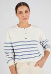 Джемпер Damart MARINIÈRE ESPRIT , Striped Ecru/White - фото