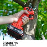 Аккумуляторные литий-ионные электрические секаторы KAZZ, модель высшего качества, 2 аккумулятора, 1 зарядка + лезвие может резать 4 см - фото 4