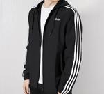 Куртка adidas Essentials Hooded Jacket Men Black, черный - фото 4