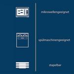 Обеденный сервиз уно Creatable, желтый - фото 4