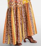 Печатное хлопковое макси-платье Etro, X0840 - фото 5