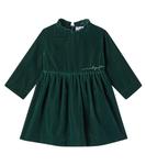 Платье с рюшами Il Gufo, Dark Green - фото