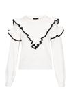 Джемпер faina Jumper, White Black/White - фото 5