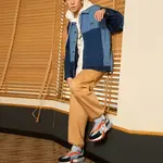 LiNing Джинсовая куртка мужская синяя, Blue - фото 5