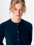 Вязаный кардиган OBJECT OBJThess, темно-синий - фото 5