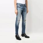 Низкие скинни джинсы DIESEL, синий - фото 6