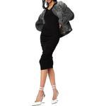 Платье AE для женщин черное ARMANI EXCHANGE, черный - фото 7