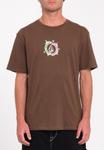 Футболка с принтом REALUSION Volcom, коричневый - фото 2