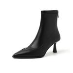 AFJI Ботильоны женские, черно-коричневые - фото