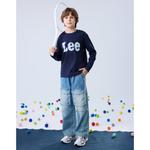 Футболка для младших школьников Lee, белый - фото 5