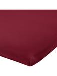 Простыня Erwin Müller, цвет weinrot - фото