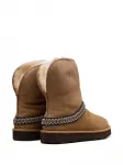 Угги UGG Classic Short Crescent, коричневый - фото 3