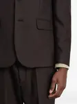 Однобортный пиджак 1.0 Another Aspect, коричневый - фото 3