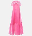 Многослойное тюлевое платье Staud, Blush - фото