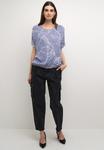 Блузка Amber Printed Kaffe, индиго-синий лист горлицы - фото 5