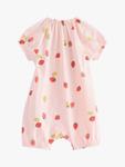 Хлопковый ромпер с клубничным принтом Lindex - фото 2