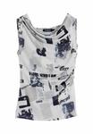 Топ Desigual DRAPED NEWSPAPER , White - фото 6