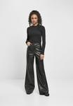 Брюки Urban Classics LADIES  WIDE LEG PANTS, цвет Black - фото
