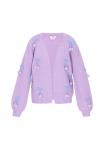 Вязаный кардиган MYMO, лавандовый - фото