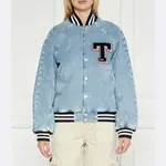 Куртка оверсайз леттерман Tommy Hilfiger, синий - фото