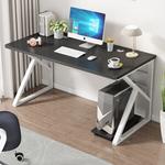 Стол компьютерный 160x60 см, белая рама с полосатым белым - фото 8