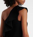 Мини-платье Giacomo с оборками Max Mara, Nero - фото 5