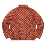 Куртка Supreme Spellout Quilted Lightweight Down Jacket 'Rust', оранжевый - фото 2