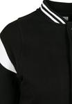 Куртка на молнии Urban Classics LADIES INSET COLLEGE JACKET, цвет Black/White - фото 8