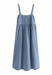 Джинсовое платье REGULAR FIT-STRAPPY Next, синий - фото