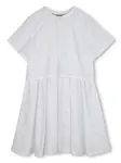 Платье с монограммой BOSS Kidswear, белый - фото