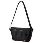 Сумка-мессенджер из ткани через плечо кроссбоди унисекс черная PUMA - фото