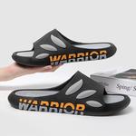 Домашние сандалии WARRIOR, черно-зеленые - фото 10