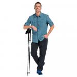 Брюки VAUDE Farley Zip Off V, синий - фото 3